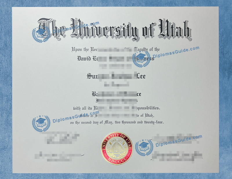 犹他大学文凭 The University of Utah Degree 犹他大学文凭 The University of Utah Degree