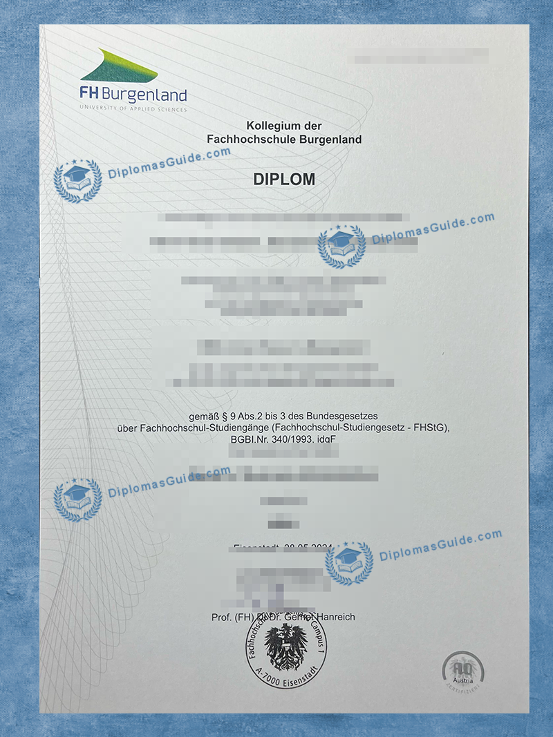 奥地利布尔根兰应用技术大学FH Burgenland Degree