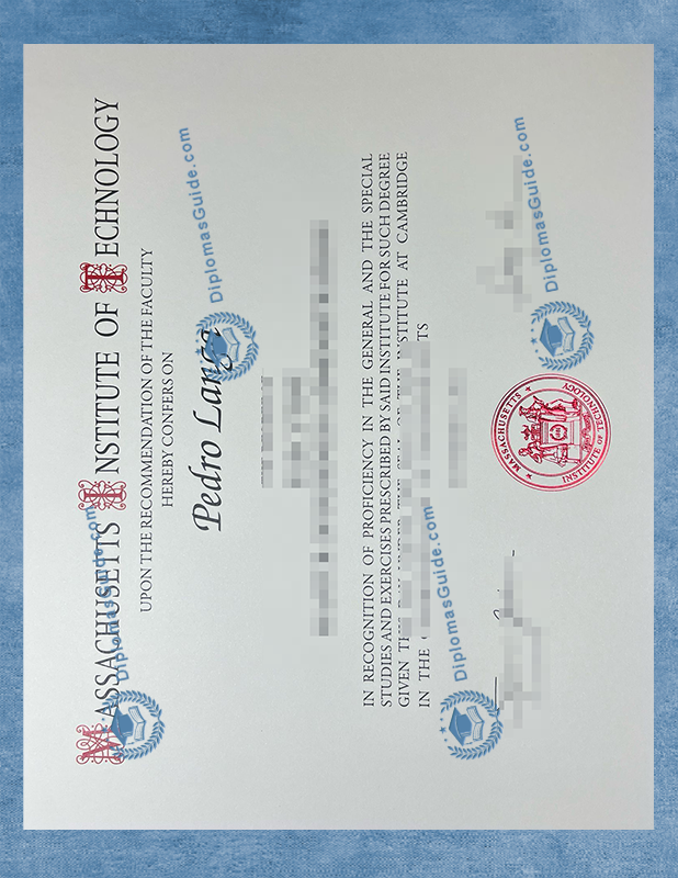 麻省理工学院Massachusetts Institute of Technology Degree