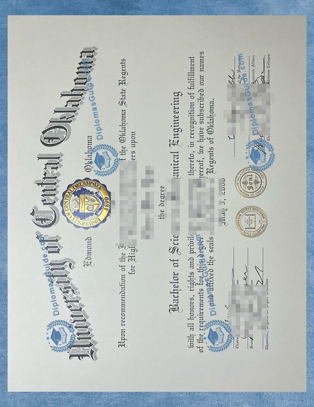 中央俄克拉荷马大学文凭 University of Central Oklahoma-UCO Degree