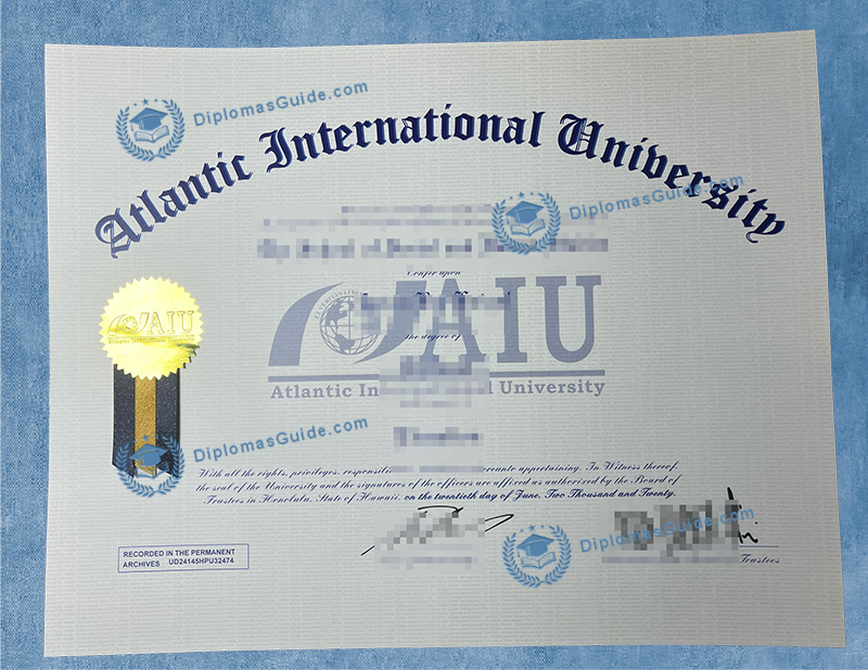 亚特兰大国际大学学位 Atlantic International University Degree
