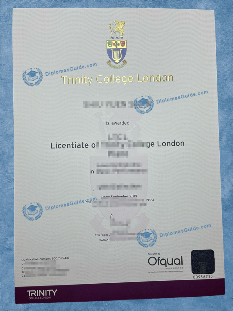 伦敦圣三一学院文凭 , Trinity College London Degree , TCL Diploma
