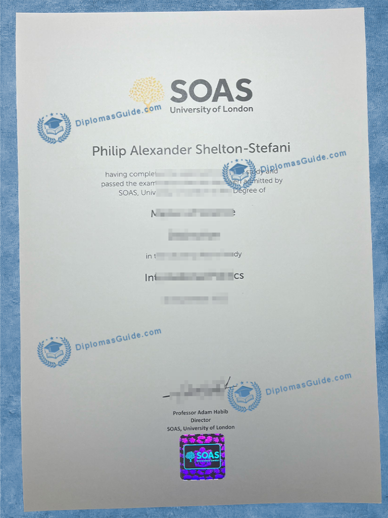 伦敦大学亚非学院文凭 School of Oriental and African Studies Diploma SOAS Degree