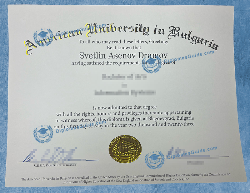 保加利亚美国大学学位,  AUBG Degree  , AUBG Diploma