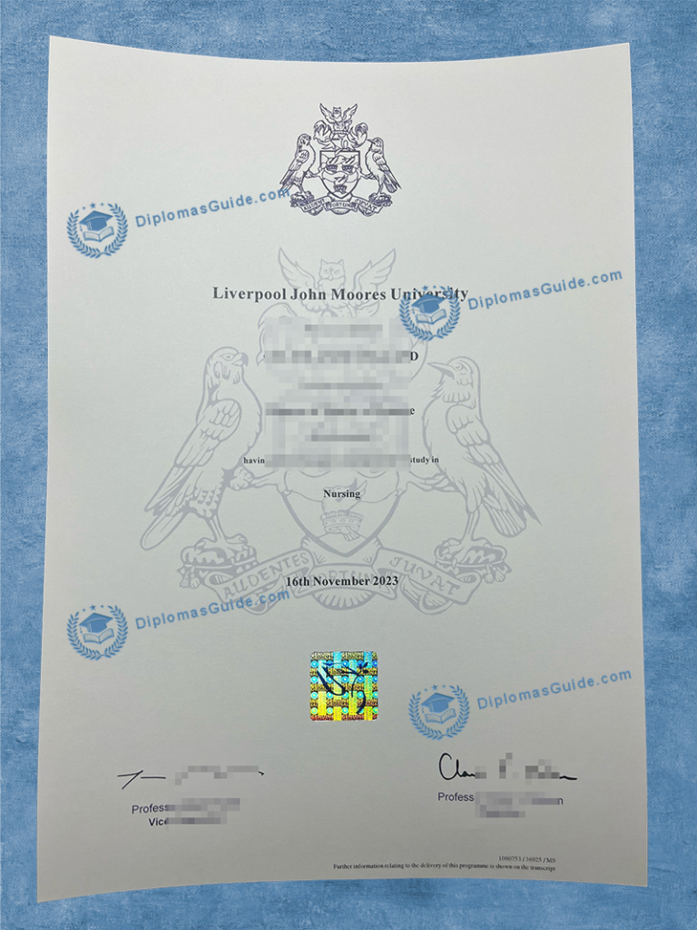 利物浦约翰摩尔大学学位文凭, LJMU Degree , LJMU Diploma