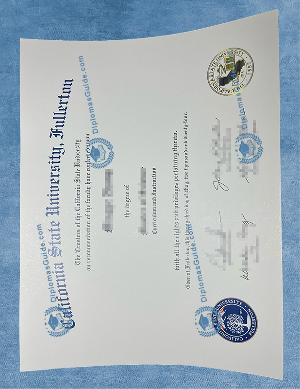 加州州立大学富尔顿分校学位 CSUF Degree