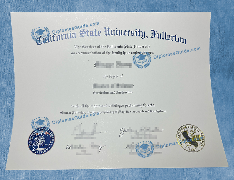 加州州立大学富尔顿分校学位  CSUF Degree