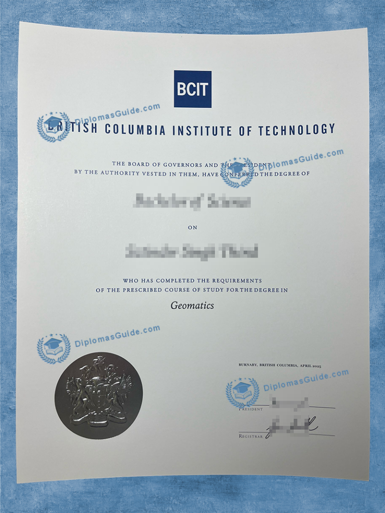 哥伦比亚理工大学学位 BCIT Degree