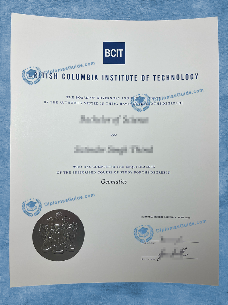 哥伦比亚理工大学学位 BCIT Degree