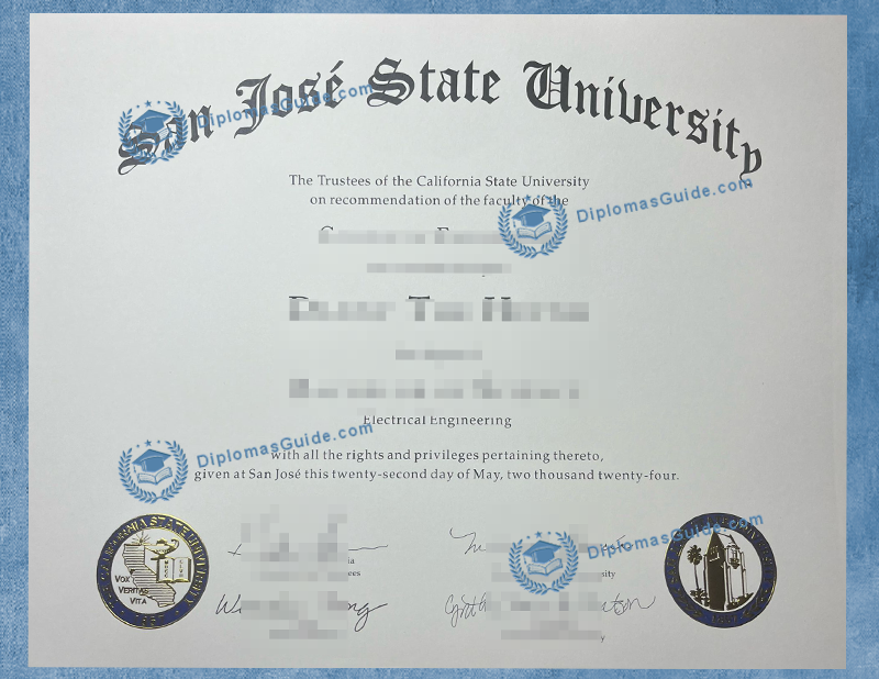 圣荷西州立大学文凭 San Jose State University-SJSU Degree