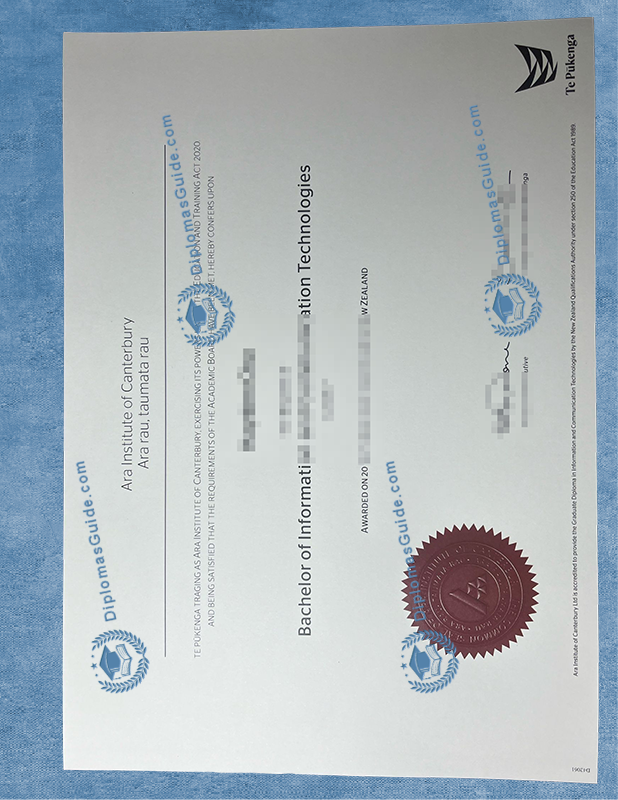 坎特伯雷理工学院学位 Ara Institute of Canterbury Degree