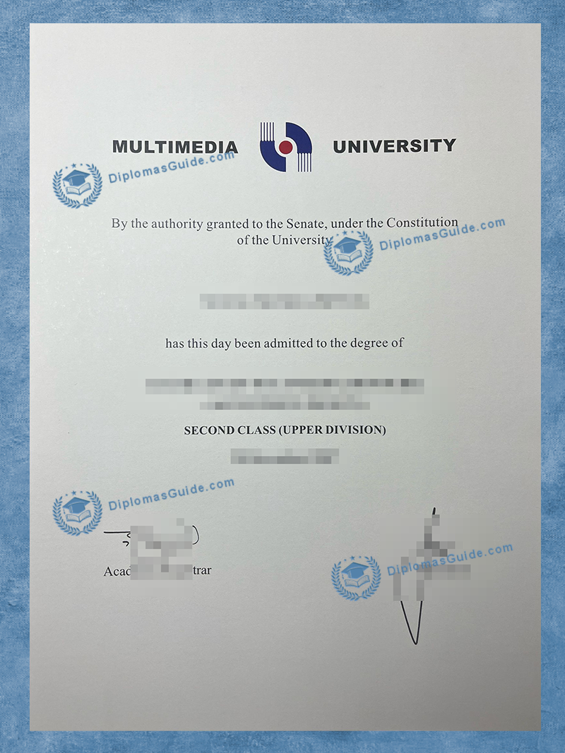 多媒体大学文凭 Multimedia University-MMU Degree