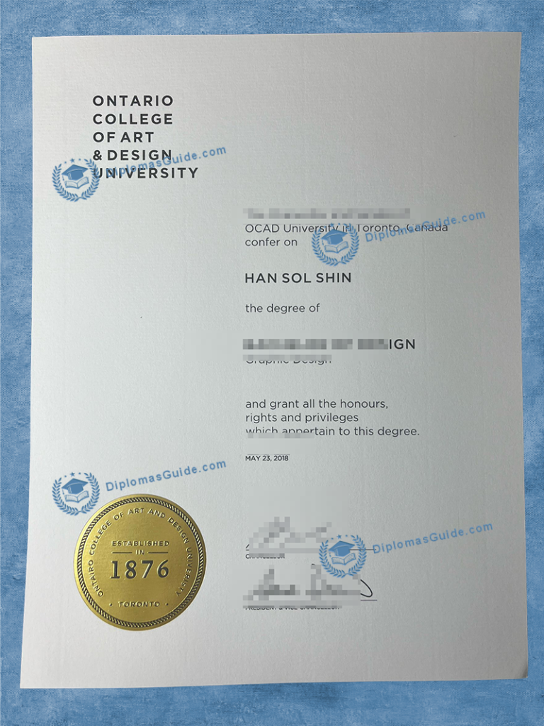 安大略艺术设计学院学位 OCAD Degree