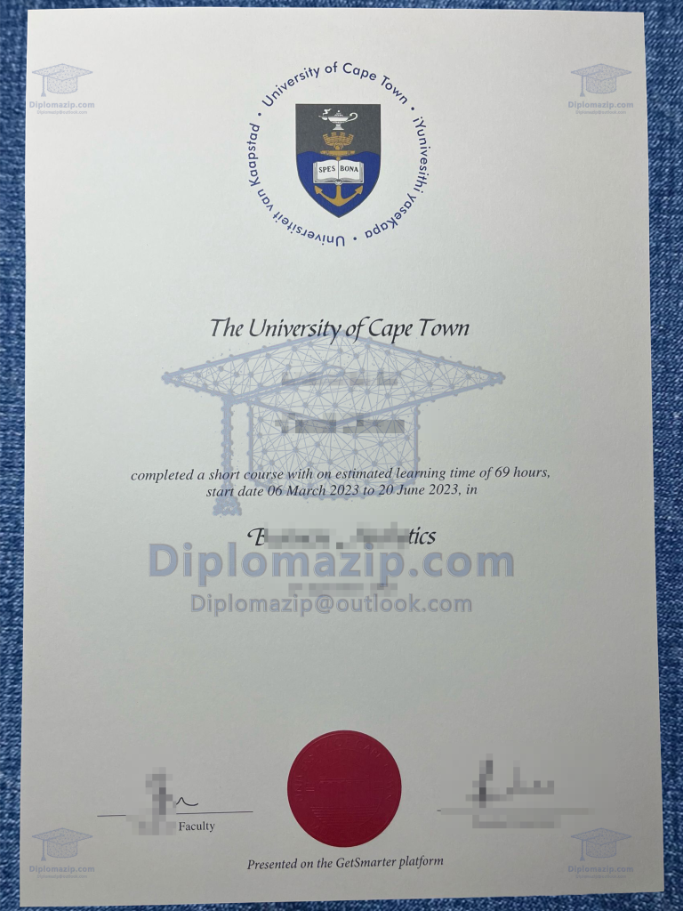 开普敦大学文凭 The University of Cape Town Degree UCT Diploma 开普敦大学文凭 The University of Cape Town Degree UCT Diploma