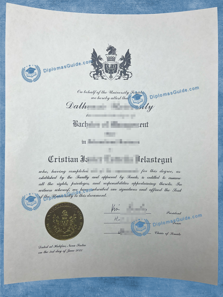戴尔豪斯大学文凭 Dalhousie University Degree 戴尔豪斯大学文凭 Dalhousie University Degree