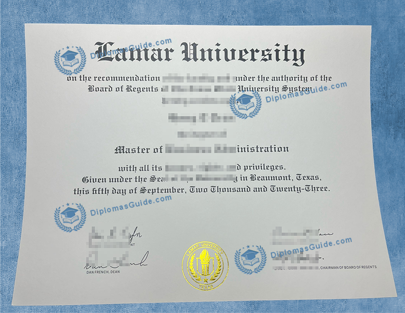 拉玛尔大学学位文凭, Lamar University Degree , Lamar University Diploma