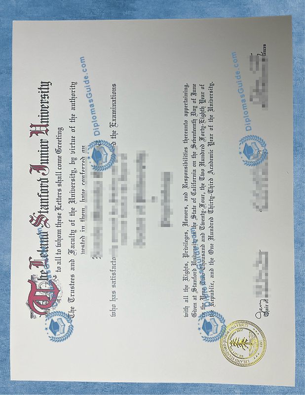 斯坦福大学学位 Stanford University Degree