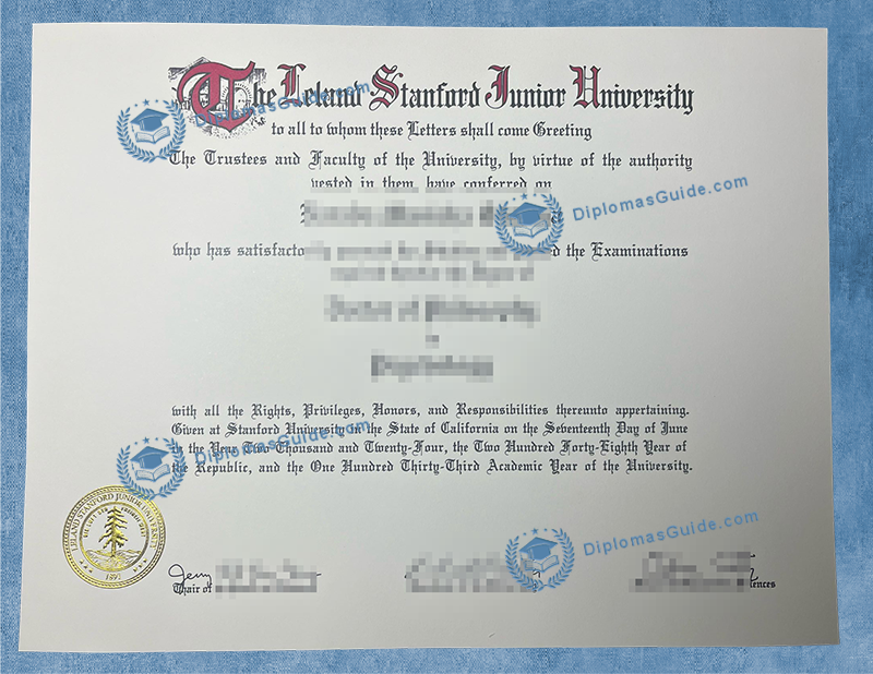 斯坦福大学学位 Stanford University Degree 