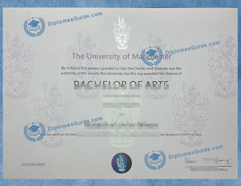 曼彻斯特大学文凭 The University of Manchester Degree, 曼彻斯特大学文凭 The University of Manchester Diploma