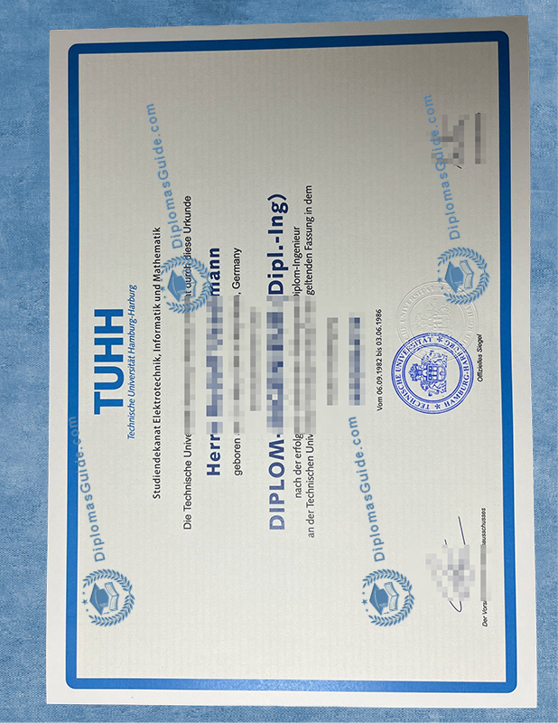 汉堡工业大学学位, TUHH Degree , TUHH Diploma