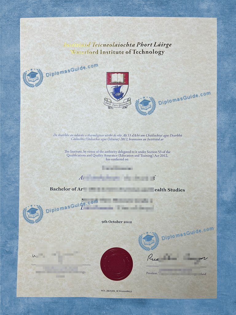 沃特福德理工学院学位 Waterford Institute of Technology Degree