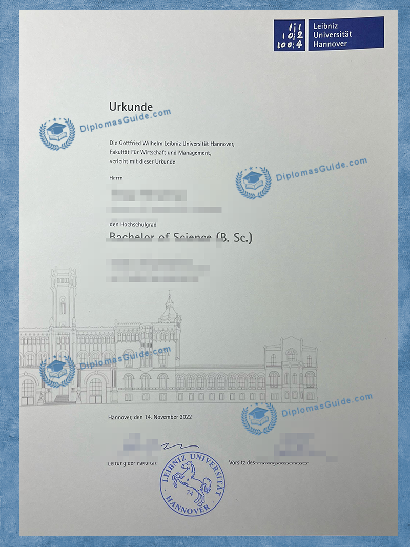 莱布尼茨-汉诺威大学文凭 Leibniz University Hannover Degree