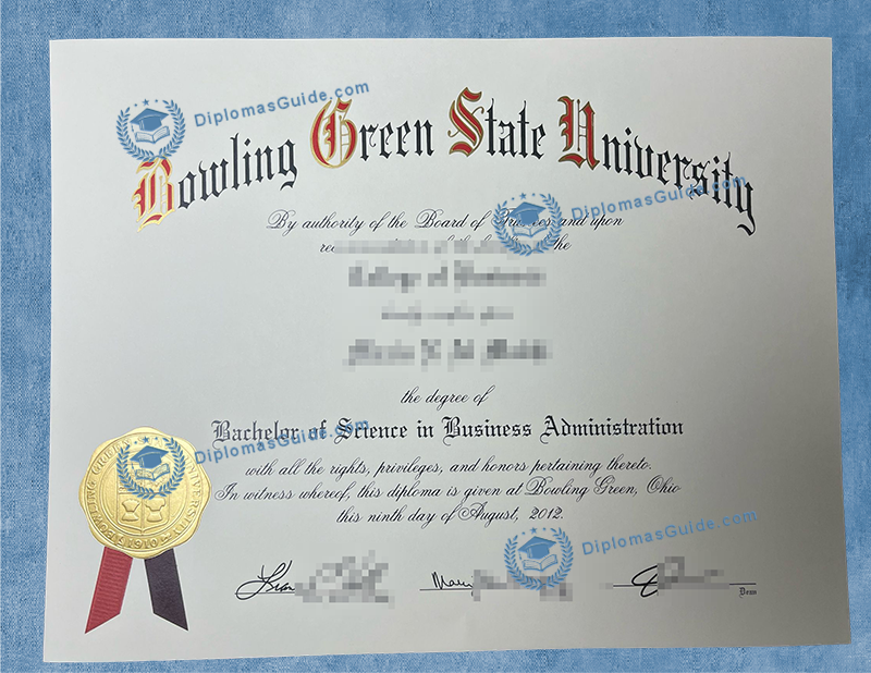鲍林格林州立大学学位 BGSU Degree BGSU Diploma